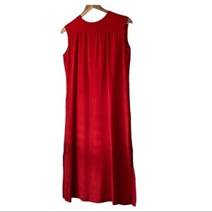 VALENTINO  vintage sleeveless shift cape detail